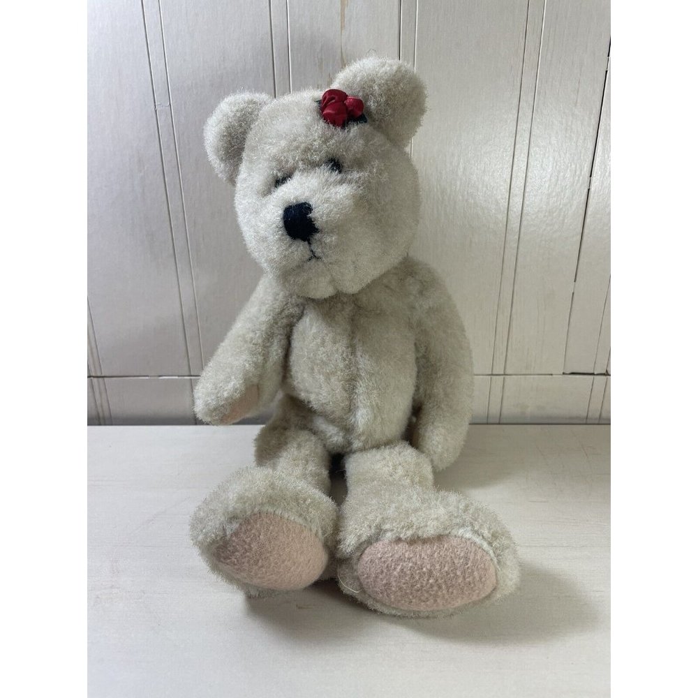 Vintage Boyds Bear Plush Stuffed Animal Teddy Bear with Bow 1985-97
